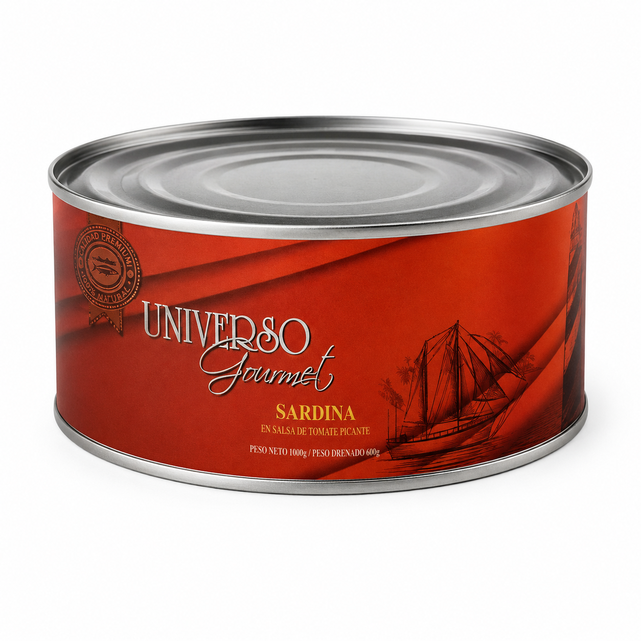 Sardina 1KG en salsa de tomate picante