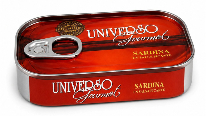Sardina 1/4 Club en salsa de tomate picante