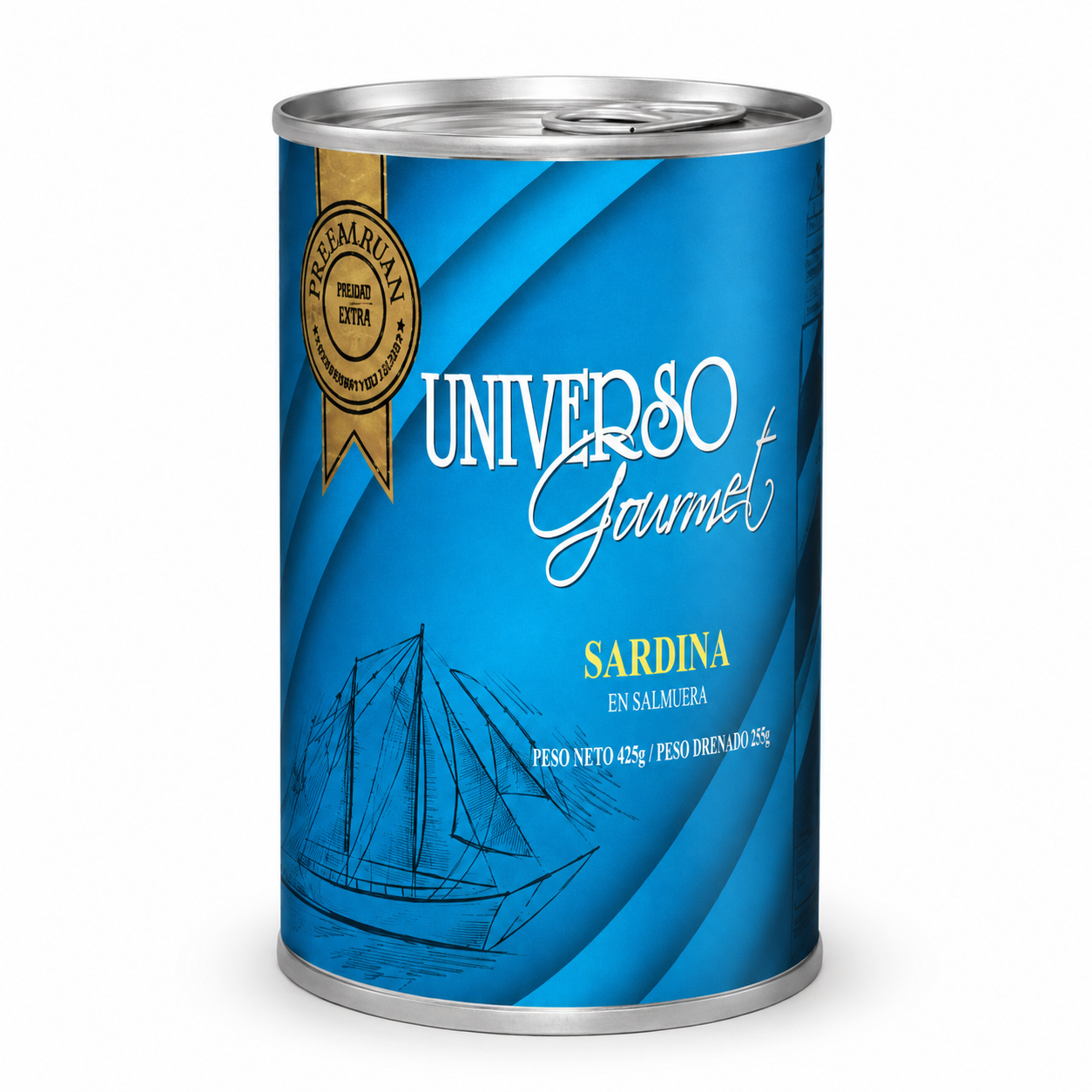 Sardina Tall en agua y sal