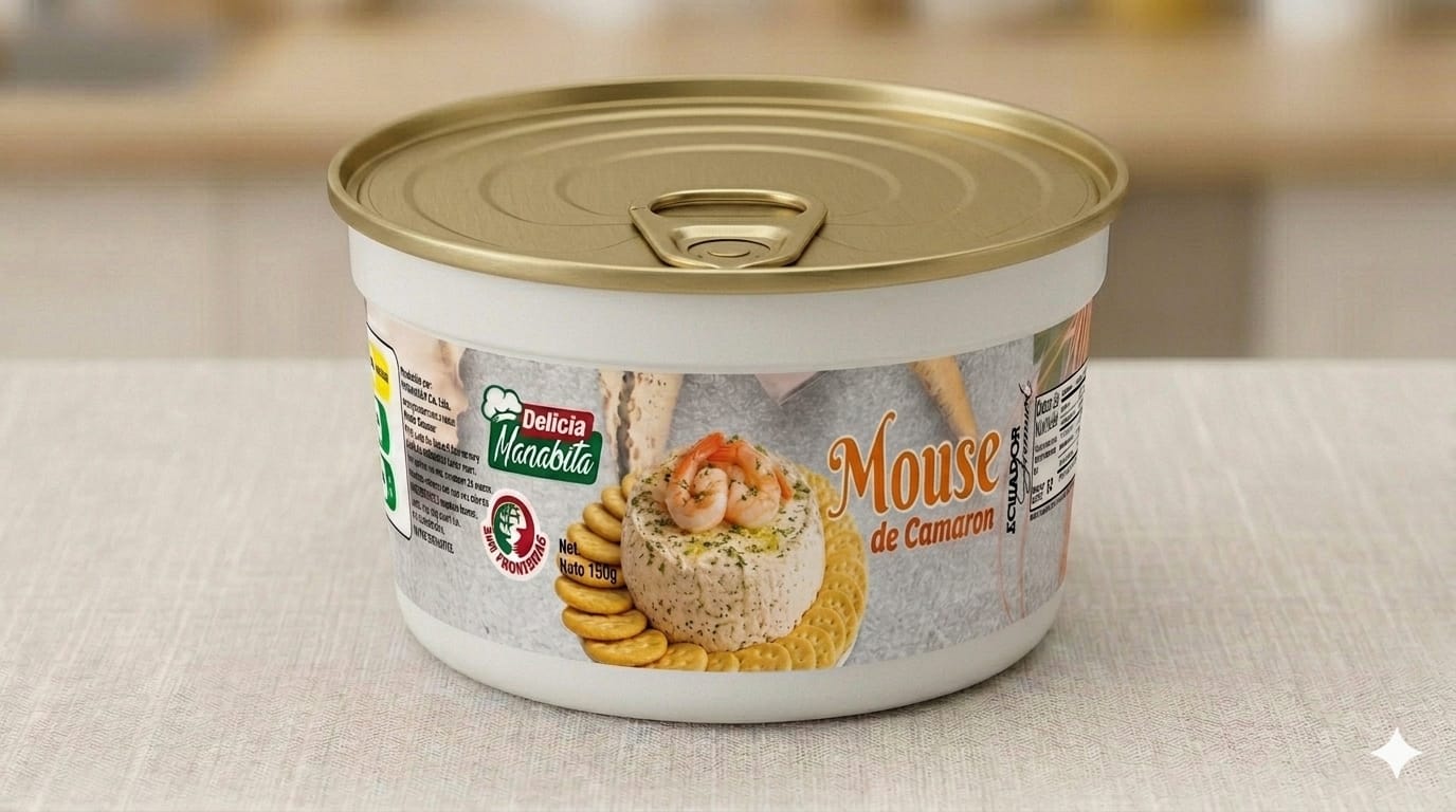 Mousse de camarón en paquete híbrido 150 gramos
