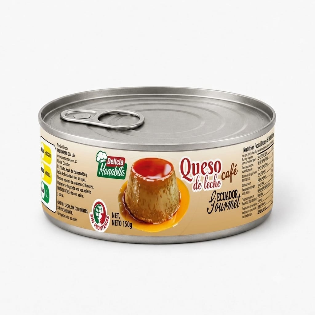 Queso de leche de café